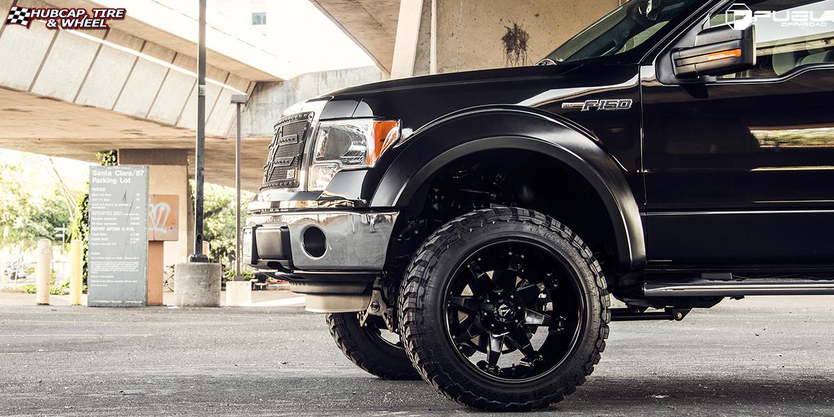 vehicle gallery/ford f 150 fuel octane d509 0X0  Matte Black wheels and rims